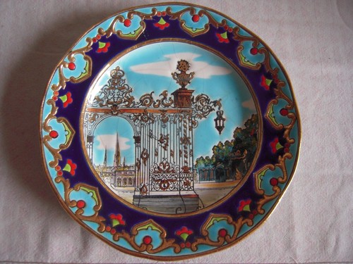 Assiette emaux longwy - -, place