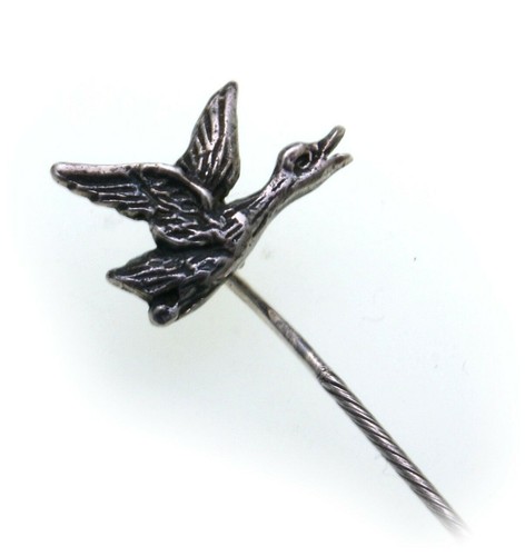 Nœud cravate canard - de, argent