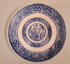 Vintage Blue/White Ceramic Tea Plate