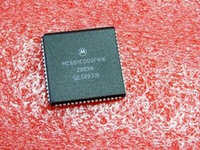 ci motorola MC 68HC000 FN 16 ~ ic MC68HC000FN16 ,16MHz low power 68000 CPU (5R5)