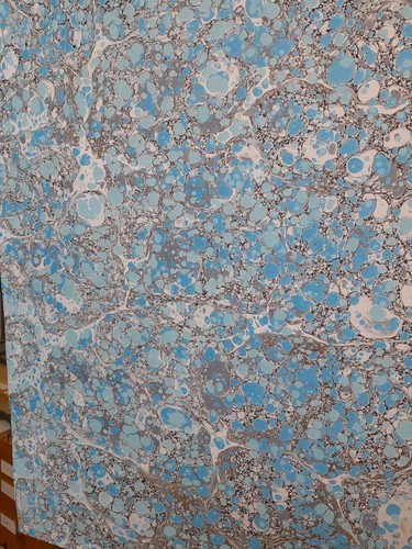 Papier marbré cuve - papier,