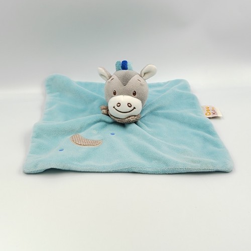 Doudou plat ane cheval poney