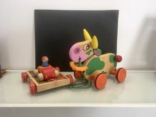 Jouet En Bois Gorki Et Djeco La Vache Réf 0629 