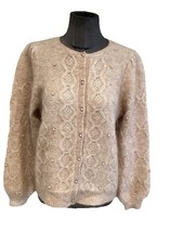Superbe Et Authentique Cardigan Mohair Perles Sezane M Jamais Porté 