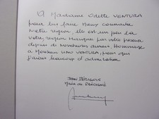 SUCCESSION LINO VENTURA / PRECIGNE toute une histoire  Mairie de Précigné