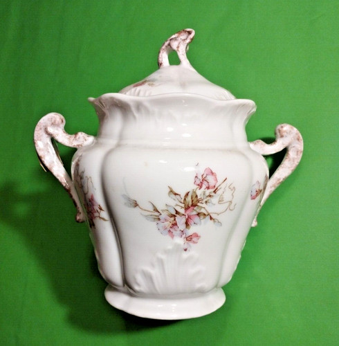 Sucrier ancien porcelaine - en,