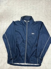 Veste Vintage Y2K Umbro Coupe-Vent Bleu Marine - Taille L - Style Années 2000
