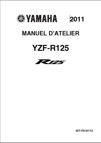 Yzf r125 manuel cles - 11-13,