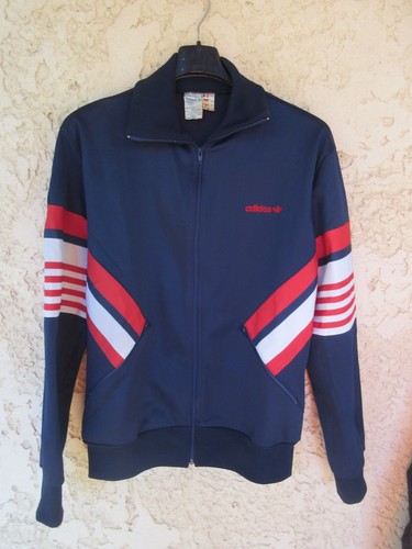 Veste adidas vintage bleu - veste,