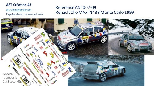 Decal calca renault clio - 43,