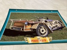 Peugeot 125 P55TN 1954 triporteur fiche carte moto passion collection Atlas