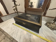 TRES Belle Boite Ancienne Napoleon III Bois Noirci