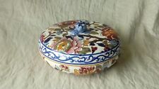 BONBONNIERE EN FAIENCE DE GIEN MODELE PIVOINE**