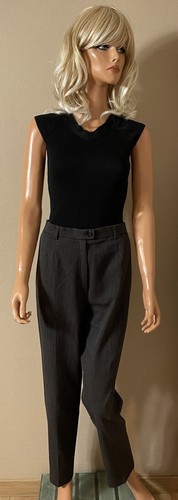 Pantalon gris rayé hiver