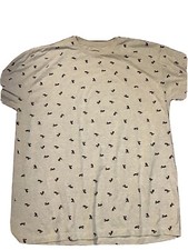 Disney Mickey Mouse UNISEX HEATHER GRAY T-shirt Size Large (Mini Mickey Print)