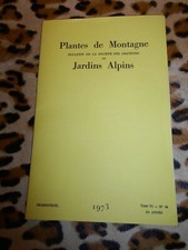 Plantes de Montagne, bulletin