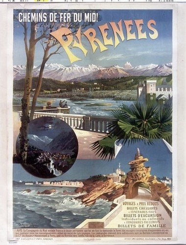 Affiche poster landes béarn - affiche,