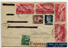 28 mai - Enveloppe exp. par avion de Rosello au Brésil