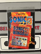 Artset Flyers Marquee Dip Switch Sonic Wings 3 Neo Geo Mvs Snk Arcade