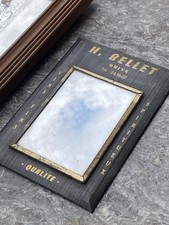 Ancien Miroir Glacoïde Pub Vin H Bellet Brive