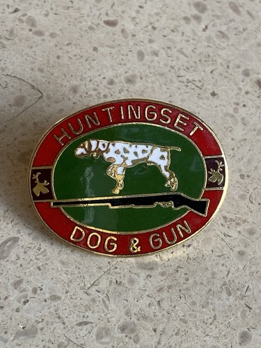 Pin huntingset dog gun - pin’s, &