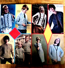 Ancien Catalogue Tout  le  Tricot  N° 8 vintage pour toute la famille   1965