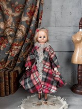 Poupée Ancienne Papier Mâche Cire