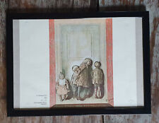 Cadre déco chambre enfant illustration Carl Larsson 