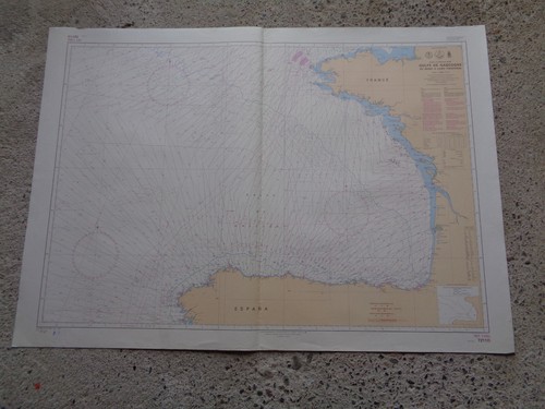 Carte marine golfe de - marine,