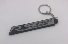 Porte clés / Keychain PVC Sport RS Clio Megane Twingo gris/grey