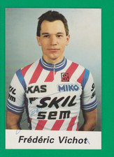 CYCLISME carte cycliste FREDERIC VICHOT équipe KAS MIKO SKIL SEM Signée