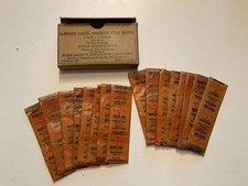 RARE US WW2 ADHÉSIVE BANDAGE 1x3in MSA FULL ORIGINAL - MEDICAL DEPARTMENT