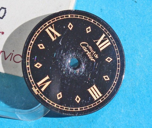 Authentique rare cadran noir - &,