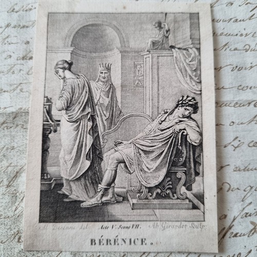 Gravure racine bérénice - gravure,