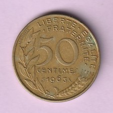 50 Centimes, FRANCE 1963