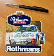 Autocollant ROTHMANS Porsche 911 SC rally Bernard Beguin Jean Jacques Lenne 1984