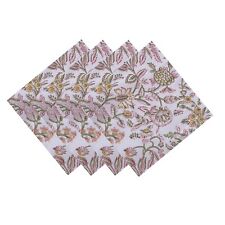 Coton Dîner Serviette Main Bloc Imprimé Cuisine Table Tissu Réutilisable Lot