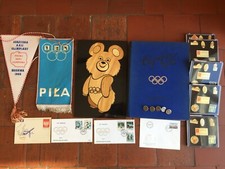 lot JO MOSCOU 1980 Rare Misha ALBERTVILLE 1992 LOS ANGELES 1932 et 1984