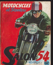 JOURNAL N° Spécial "MOTOCYCLES" SALON de PARIS 1954 / SCOOTERS MOTOS