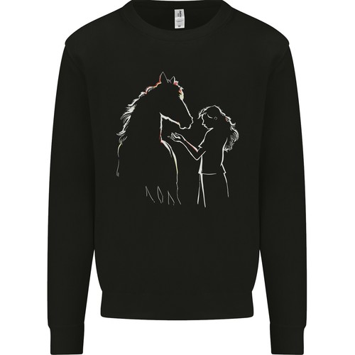 Sweat capuche équestre - un,