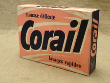 Ancien paquet de lessive Corail n°1 épicerie ancienne estaminet