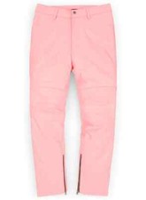 Homme Cuir Rose Pantalon 100%