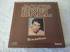 Coffret 3 Vinyles 33 tours Jacques BREL Ne me quitte pas