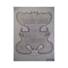 BACHMANN Georges Marche Indoue Piano XIXe