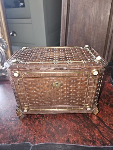 Ancienne boite thé - ancienne, a