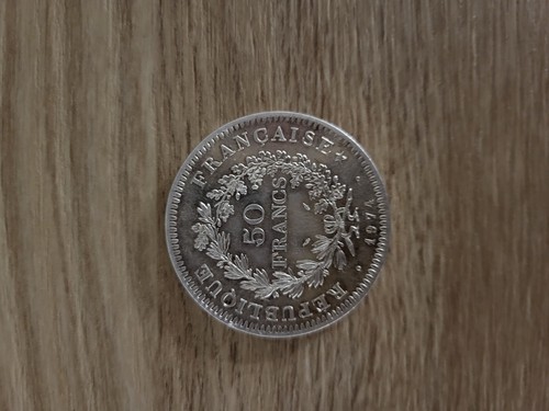 Pièce francs argent - 1, 50