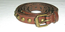 CEINTURE FEMME CUIR MARRON