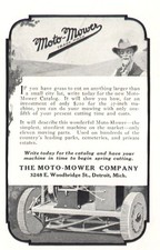 1922 Moto Mower Vintage Print