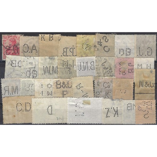 Lot timbres perforés - lot, de