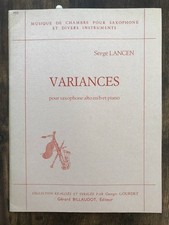 Partition pour saxophone